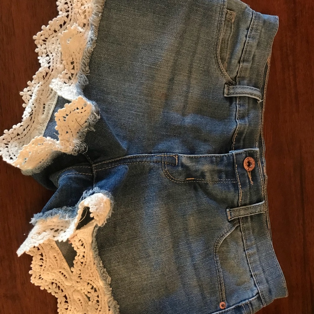 Girls jean shorts
